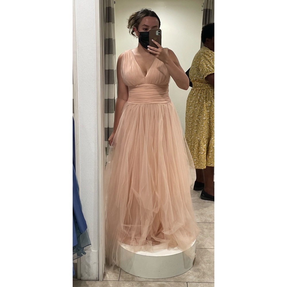 Tebi Tulle Evening Gown